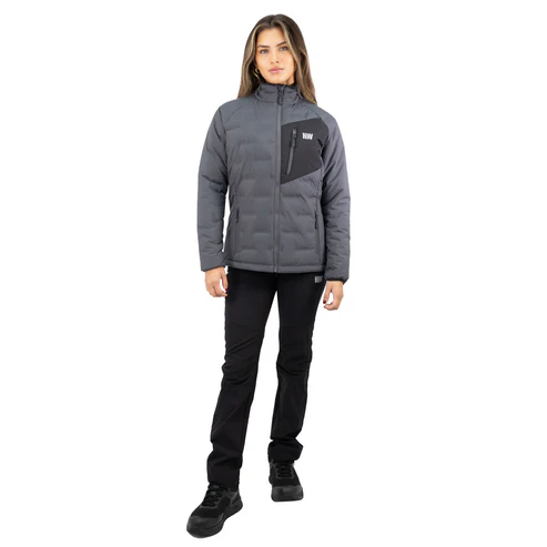 parka insulada hw explorer sin gorro mujer carbon grey