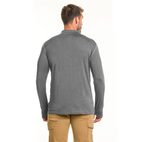 polera dry fit hw spx manga larga hombre carbon grey