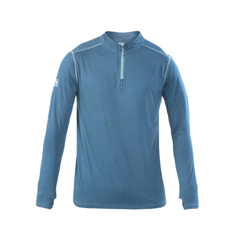 polera dry fit hw spx manga larga hombre deep blue