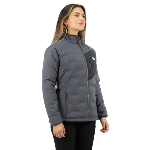 parka insulada hw explorer sin gorro mujer carbon grey