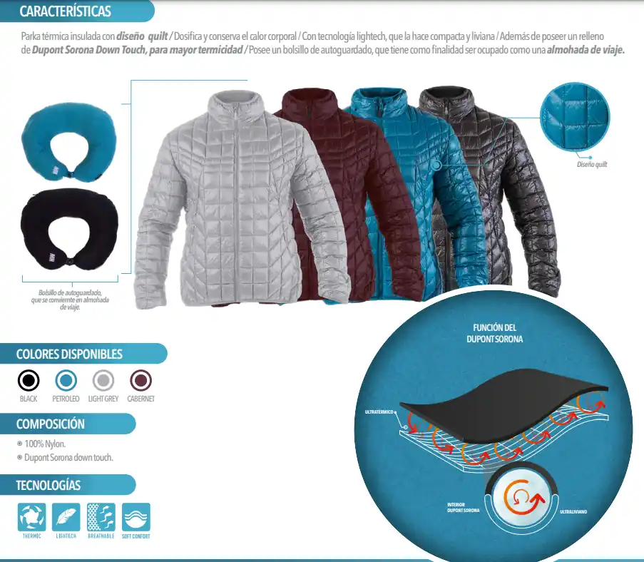 parka insulada hw traveler