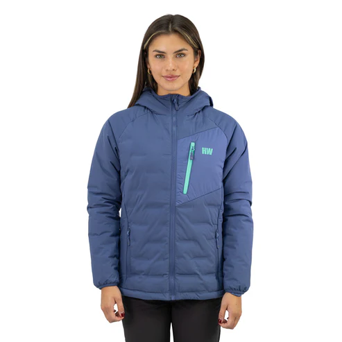 parka insulada hw explorer mujer deep blue