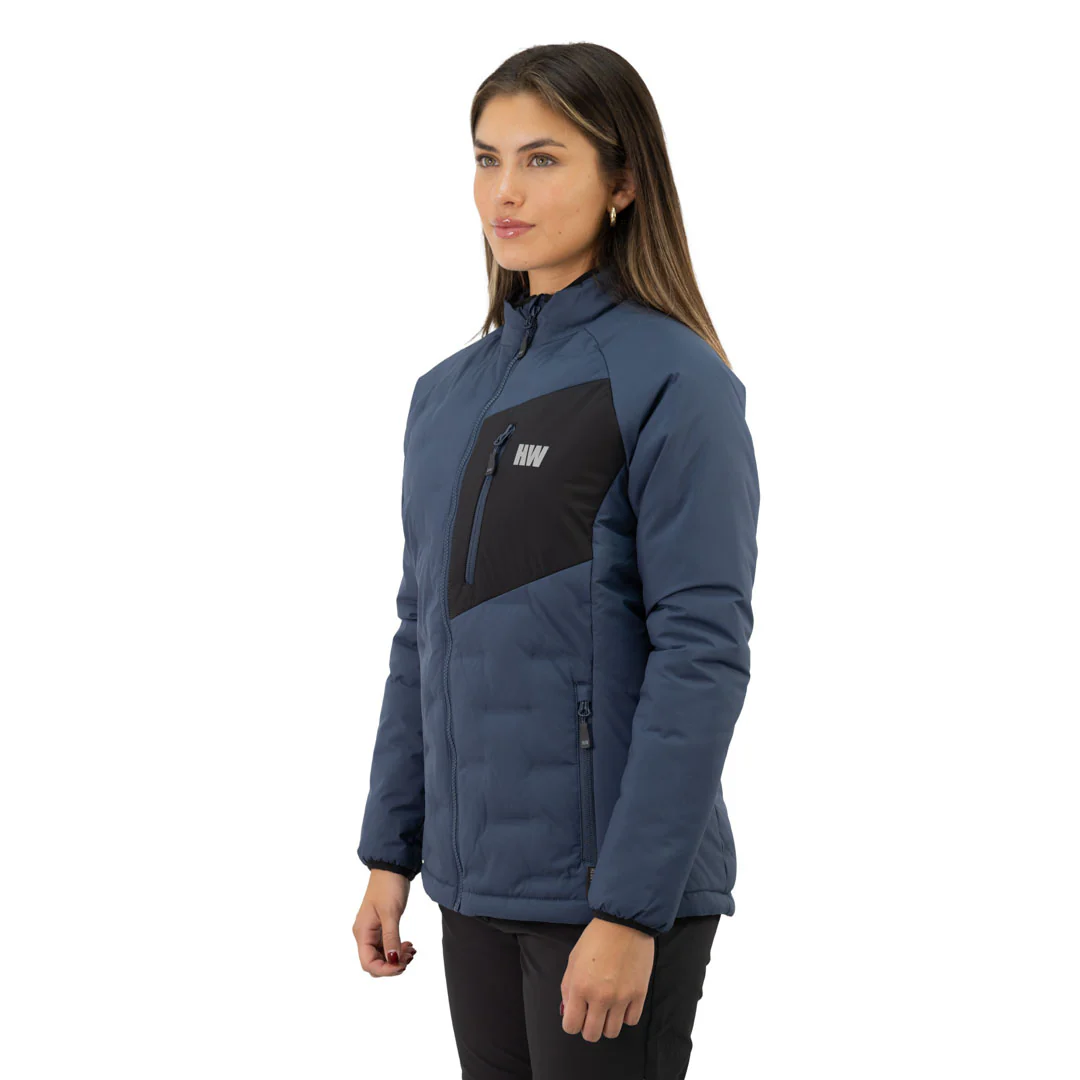 parka insulada hw explorer sin gorro mujer deep blue