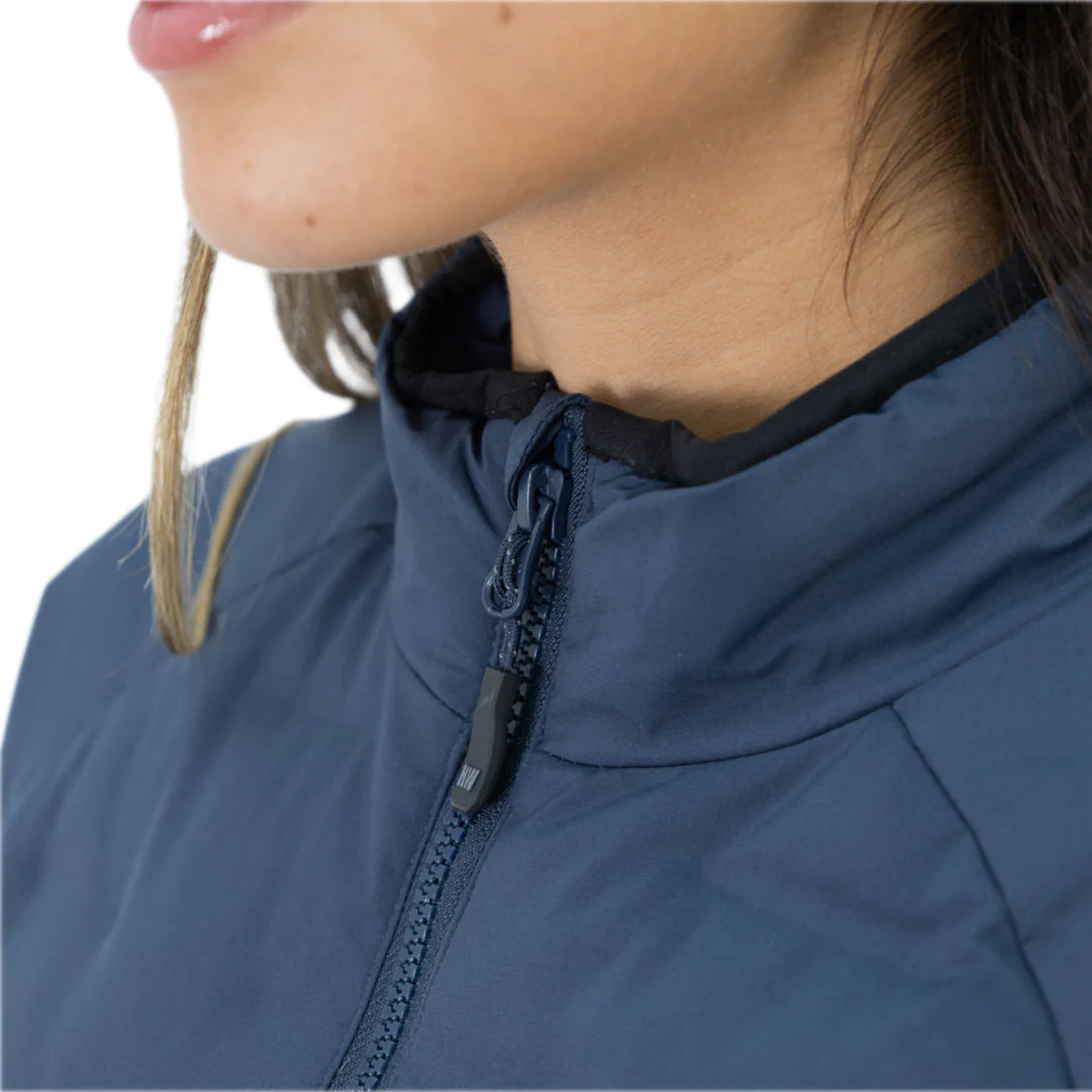 parka insulada hw explorer sin gorro mujer deep blue