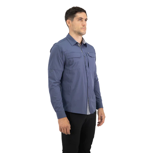 camisa hw antakari spandex azul