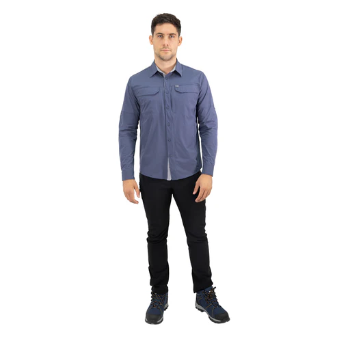 camisa hw antakari spandex azul