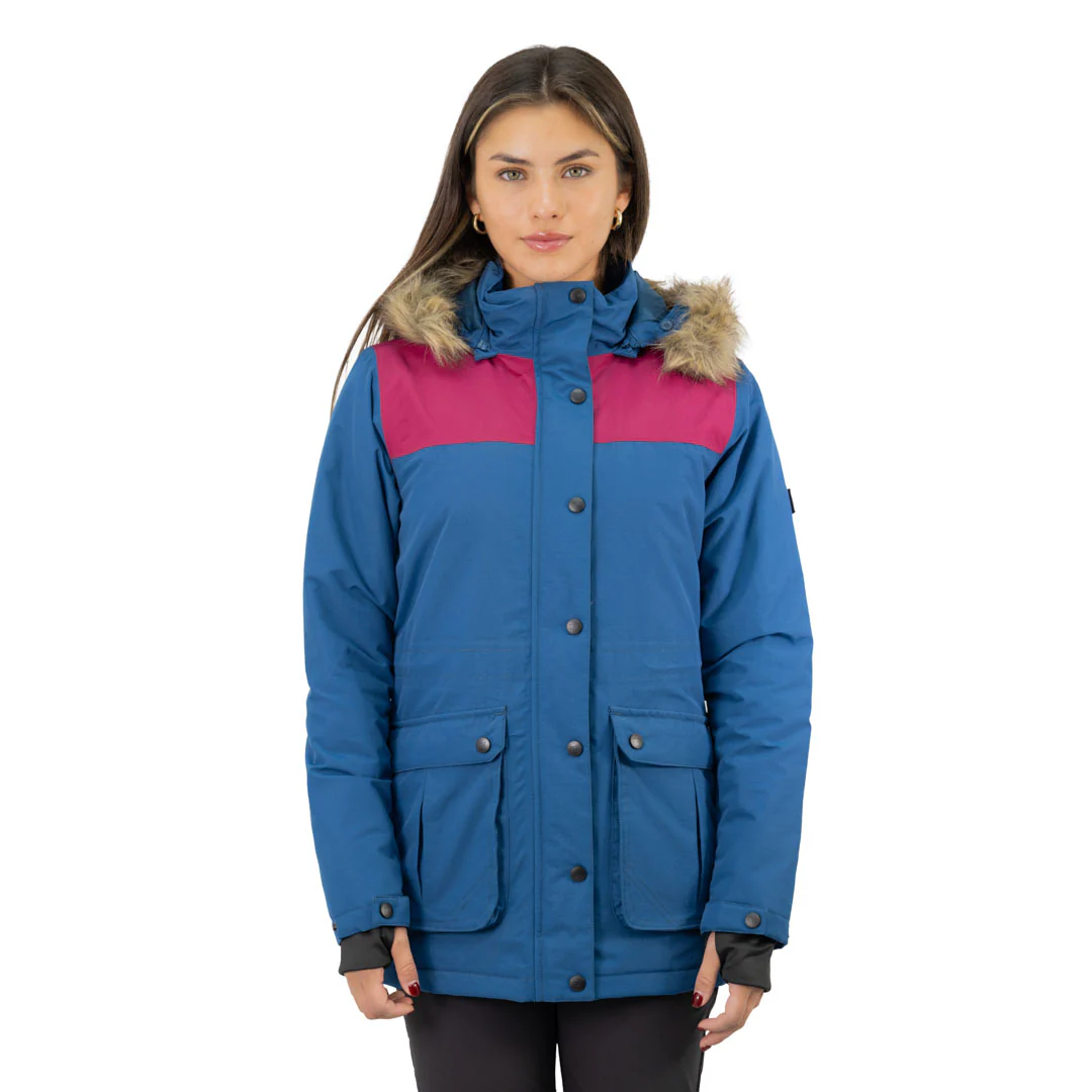parka impermeable hw kodiak mujer azul