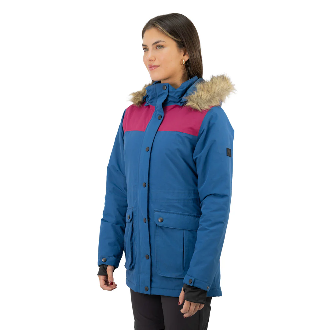 parka impermeable hw kodiak mujer azul