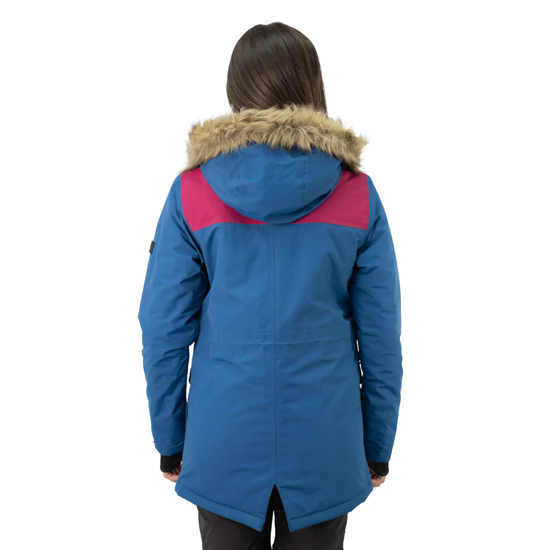 parka impermeable hw kodiak mujer azul