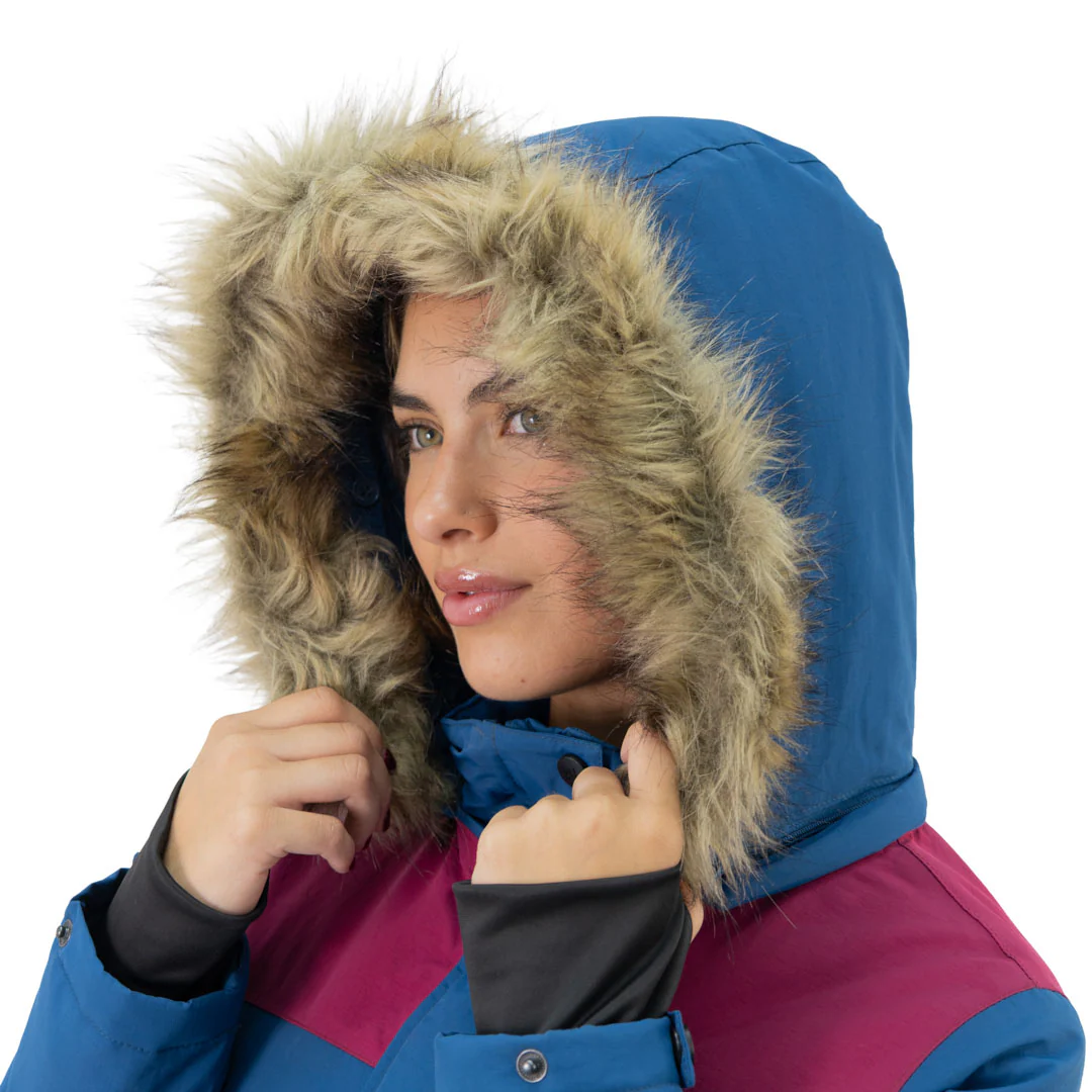 parka impermeable hw kodiak mujer azul