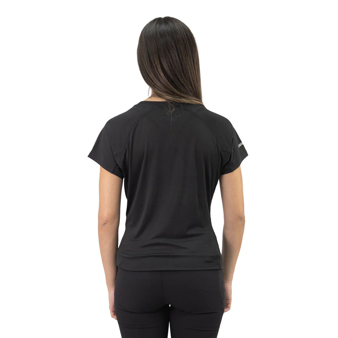 polera dry fit hw spx manga corta mujer black