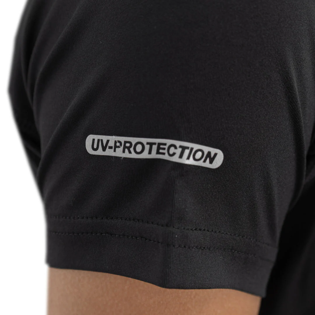 polera dry fit hw spx manga corta mujer black