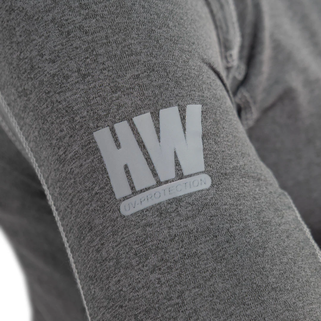 polera dry fit hw spx manga larga mujer carbon grey