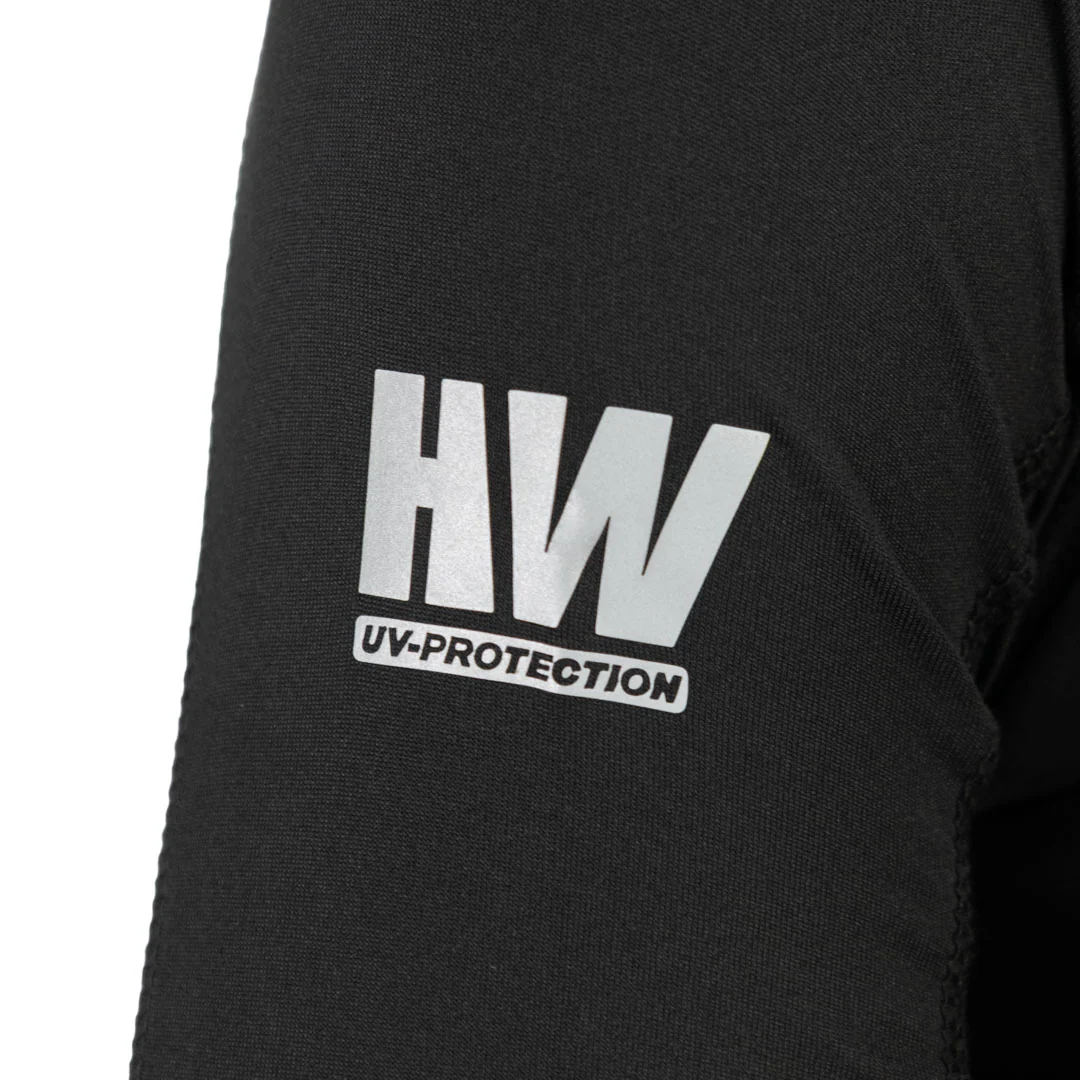 polera dry fit hw spx manga larga mujer black