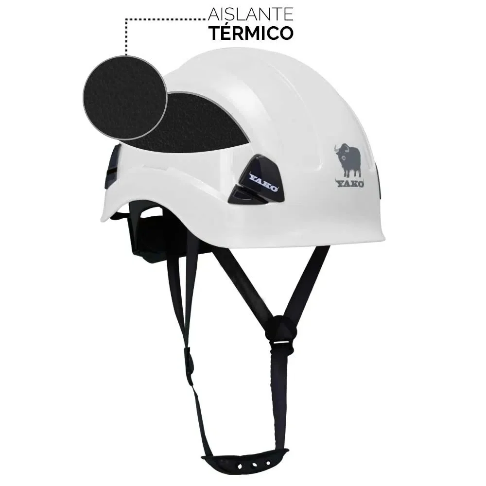 casco yako steelpro blanco