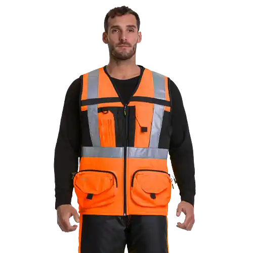 CHALECO GEOLOGO ALASKA XPERT HOMBRE NARANJO