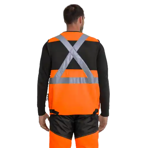 CHALECO GEOLOGO ALASKA XPERT HOMBRE NARANJO - Imagen 2