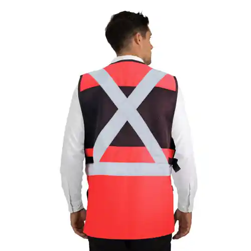 CHALECO GEOLOGO ALASKA XPERT HOMBRE ROJO - Imagen 2