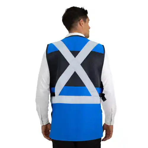 CHALECO GEOLOGO ALASKA XPERT HOMBRE AZUL - Imagen 2