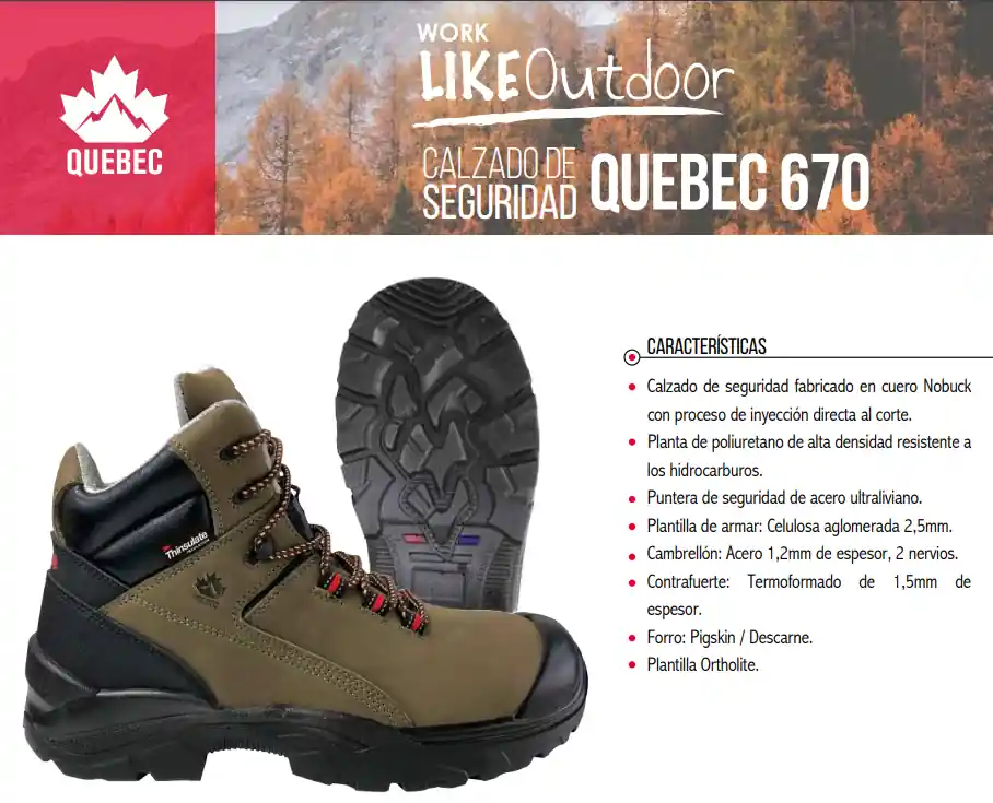 Calzado De Seguridad Quebec 670 - Imagen 3