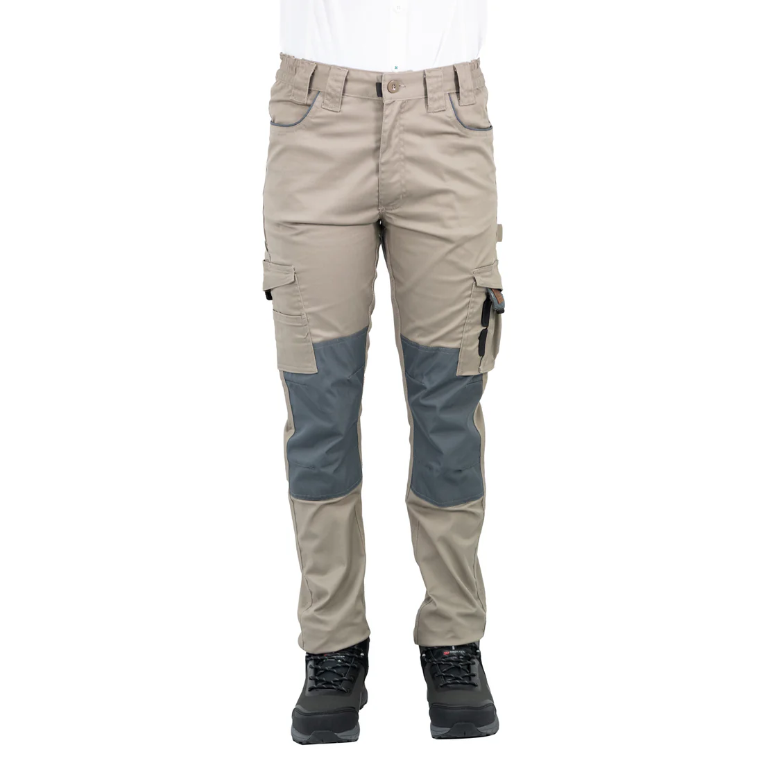 PANTALON CARGO HW DAKOTA SPANDEX MUJER CAFE - Imagen 3
