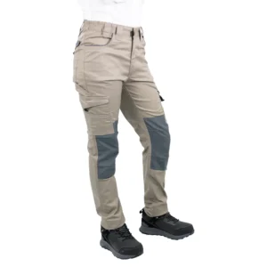 PANTALON CARGO HW DAKOTA SPANDEX MUJER CAFE