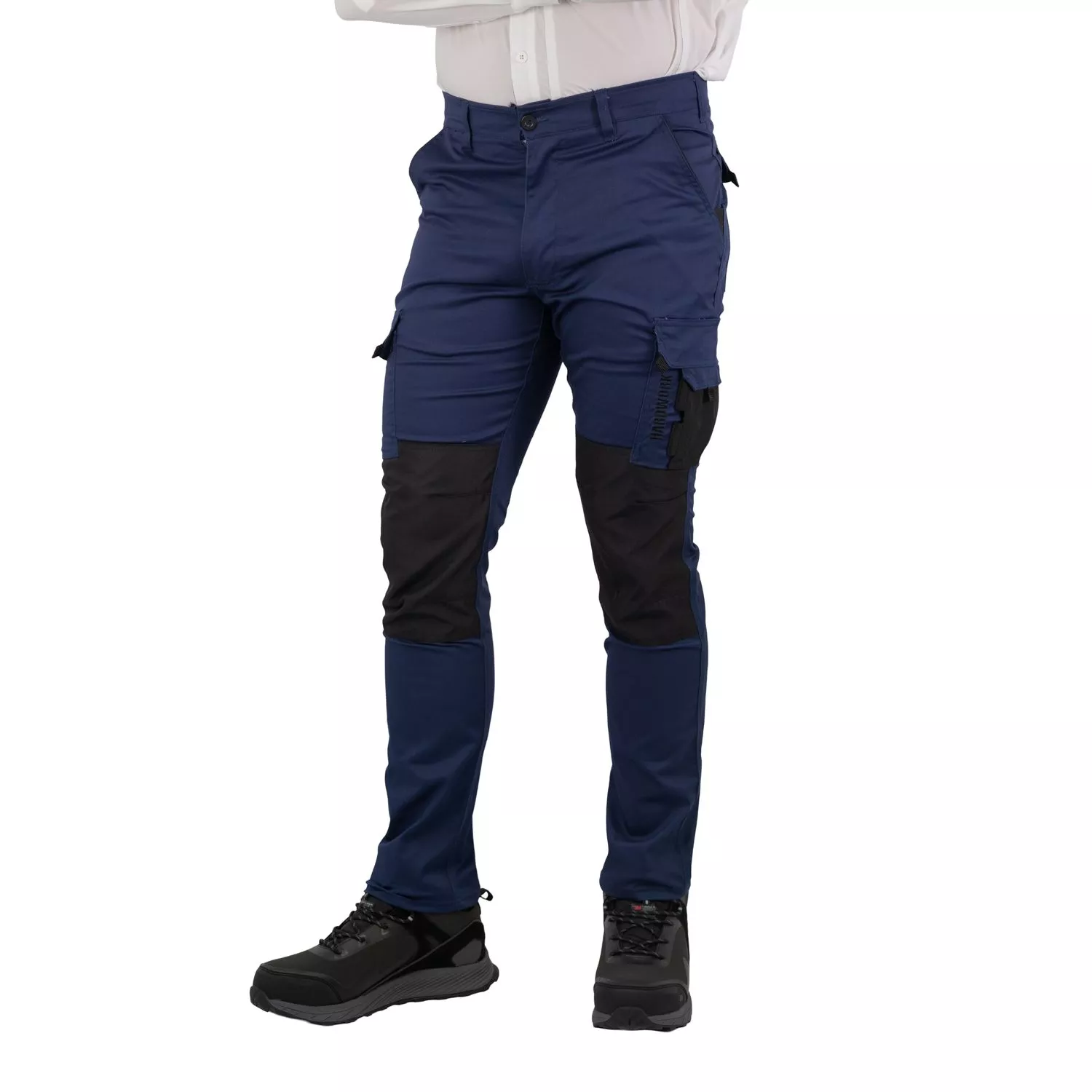 PANTALON CARGO HW DAKOTA SPANDEX DEEP BLUE - Imagen 5