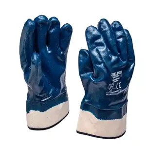 GUANTE NITRILO PUÑO SEGURIDAD – Pack 10 und.