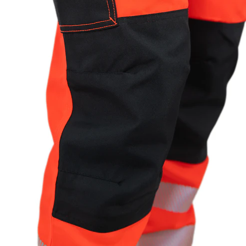 PANTALON CARGO HW DAKOTA ROJO FLUOR - Imagen 4
