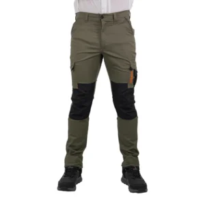 PANTALON CARGO HW DAKOTA SPANDEX VERDE OLIVA