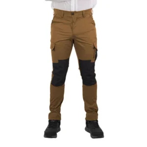 PANTALON CARGO HW DAKOTA SPANDEX TABACO
