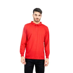 Polera Cooldry Quebec Manga Larga Roja