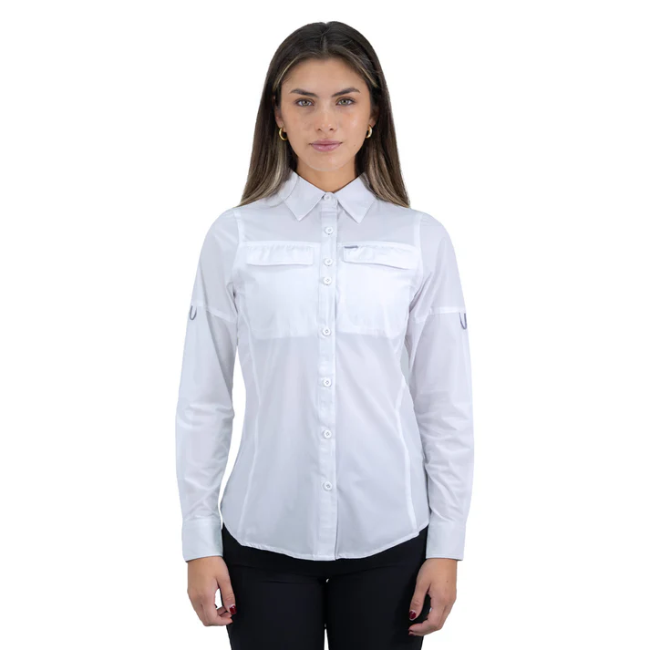 CAMISA HW ANTAKARI SPANDEX BLANCA MUJER