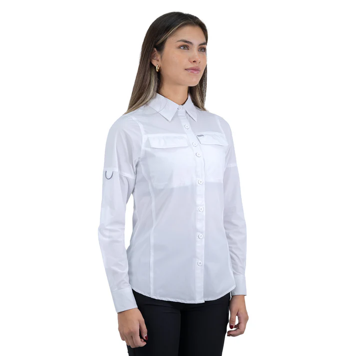 CAMISA HW ANTAKARI SPANDEX BLANCA MUJER - Imagen 2