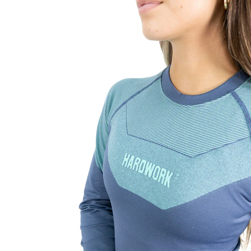 PRIMERA CAPA HW ECOOPER CAMISETA MUJER BLUE - Imagen 4