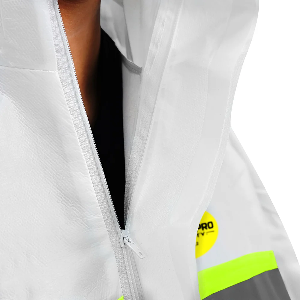 BUZO DESECHABLE STEELPRO 7715 BLANCO DIA/NOCHE – Pack 25 und. - Imagen 6