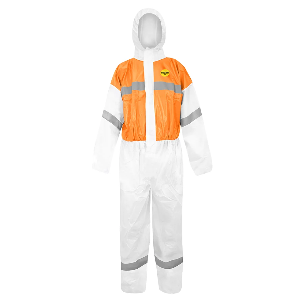 BUZO DESECHABLE DE PROTECCION STEELPRO 7722 BICOLOR – Pack 25 und.