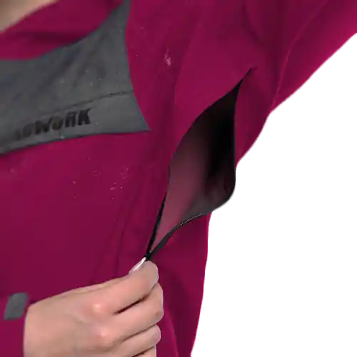 HARDSHELL HW NORWAY MUJER BURDEO - Imagen 4